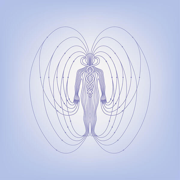 Biofield Sound Waves Illustration