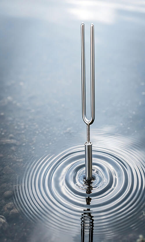 Tuning Fork in water